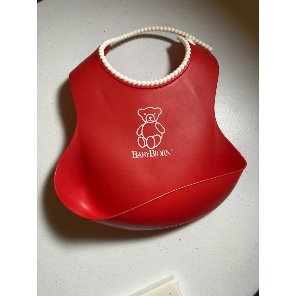 Baby Einstein Language Nursery‎ DVD and Baby Bjorn Red Bib